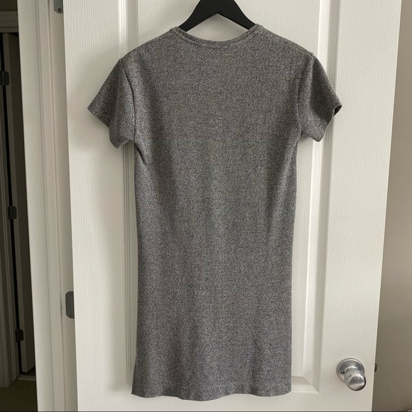 Zara Split Hem V-Neck Short Sleeve Tunic - Picture 6 of 10